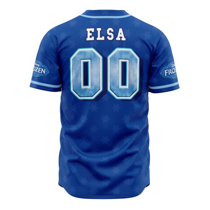 Snow Queens Blue Baseball Jersey - Stylish Frosted Design For Fans - Image 3