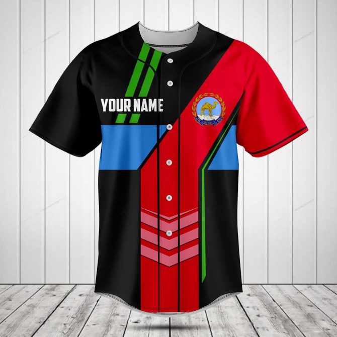 Customizable Colorful Baseball Jersey – Personalized Name & Logo Design