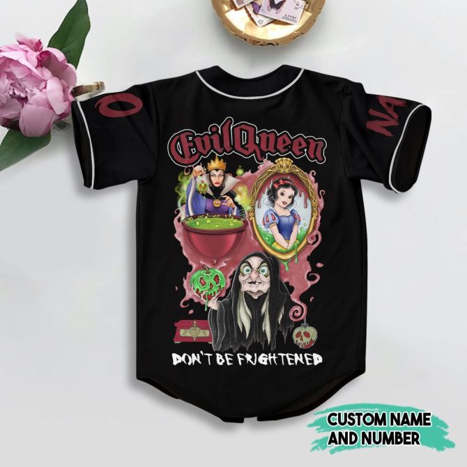 Custom Evil Queen Baseball Jersey – Unique Villain Design, Perfect Gift! - Image 4