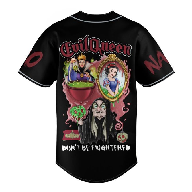Custom Evil Queen Baseball Jersey – Unique Villain Design, Perfect Gift! - Image 3