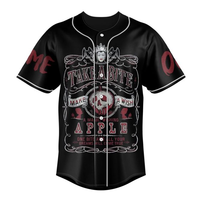 Custom Evil Queen Baseball Jersey – Unique Villain Design, Perfect Gift! - Image 2