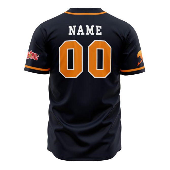 Customizable Fairy Tail Guild Baseball Jersey – Anime Fan Apparel - Image 3