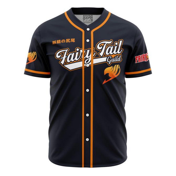 Customizable Fairy Tail Guild Baseball Jersey – Anime Fan Apparel - Image 2