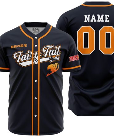 Customizable Fairy Tail Guild Baseball Jersey – Anime Fan Apparel