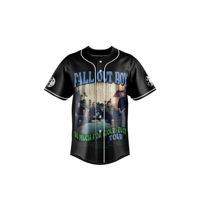 Fall Out Boy 2023 Tour Jersey – Limited Edition Fan Gear For Music Lovers - Image 2