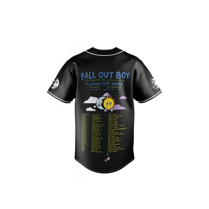 Fall Out Boy 2023 Tour Jersey – Limited Edition Fan Gear For Music Lovers - Image 3