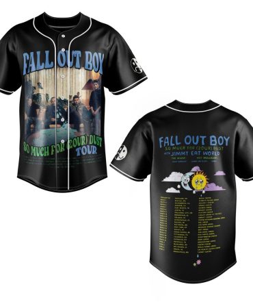 Fall Out Boy Tour Jersey Shirt – So Much For (Tour) Dust Limited Edition