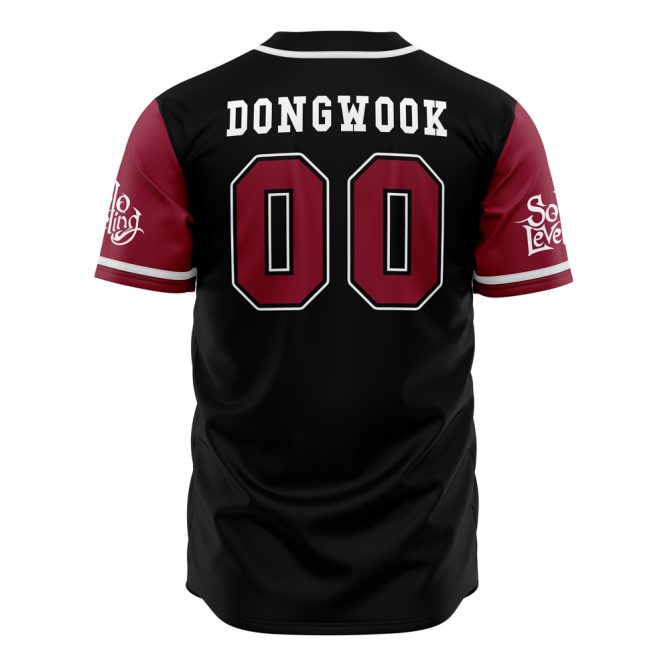 Stylish Black & Burgundy Baseball Jersey - Fame Guild Design, Perfect For Sports & Casual Wear - Image 3