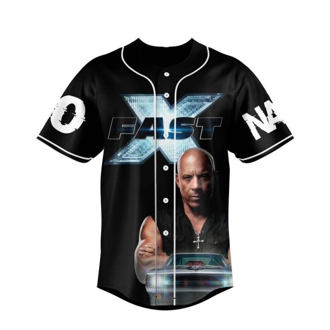 Custom Fast X Jersey – Personalized Name & Number, Movie-Themed Design - Image 2