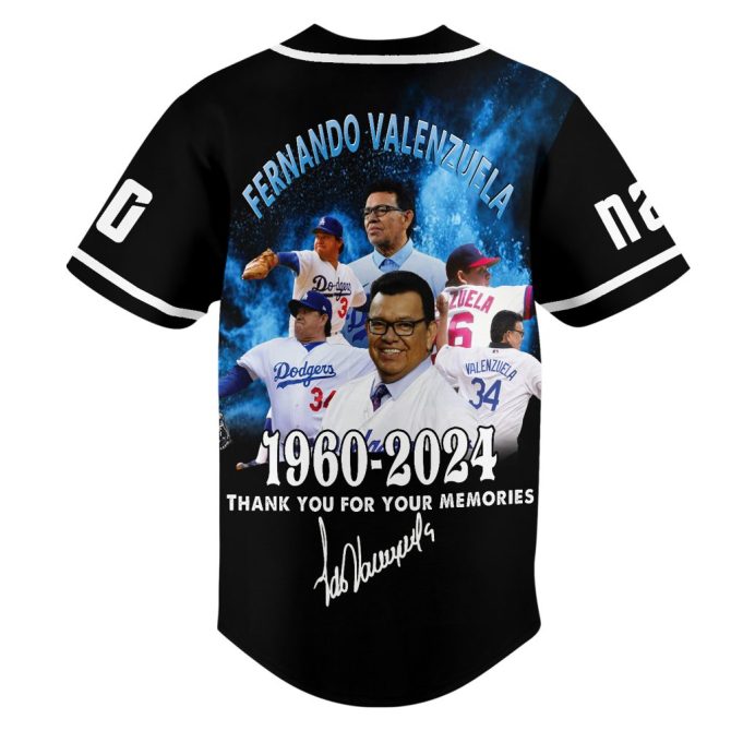 Custom Fernando Valenzuela Jersey – Personalize Name & Number For The Ultimate Tribute! - Image 3