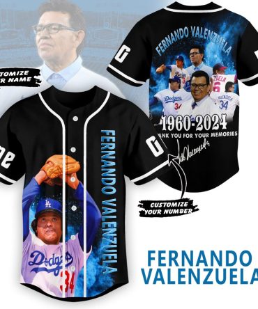 Custom Fernando Valenzuela Jersey – Personalize Name & Number For The Ultimate Tribute!