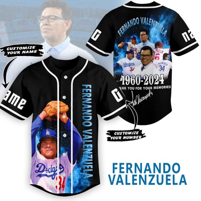 Custom Fernando Valenzuela Jersey – Personalize Name & Number For The Ultimate Tribute!