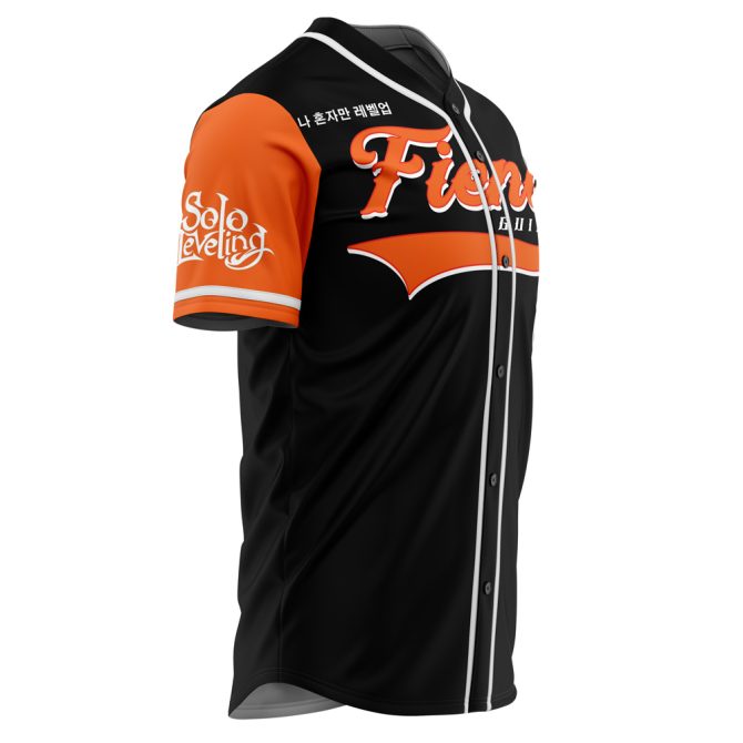 Fiend Guild Baseball Jersey – Stylish Black & Orange Sportswear - Image 2