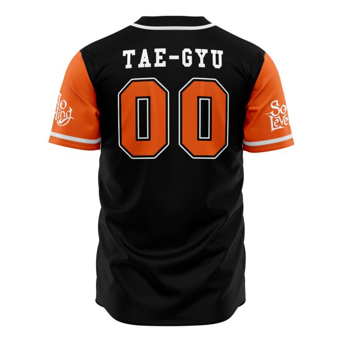 Fiend Guild Baseball Jersey – Stylish Black & Orange Sportswear - Image 3