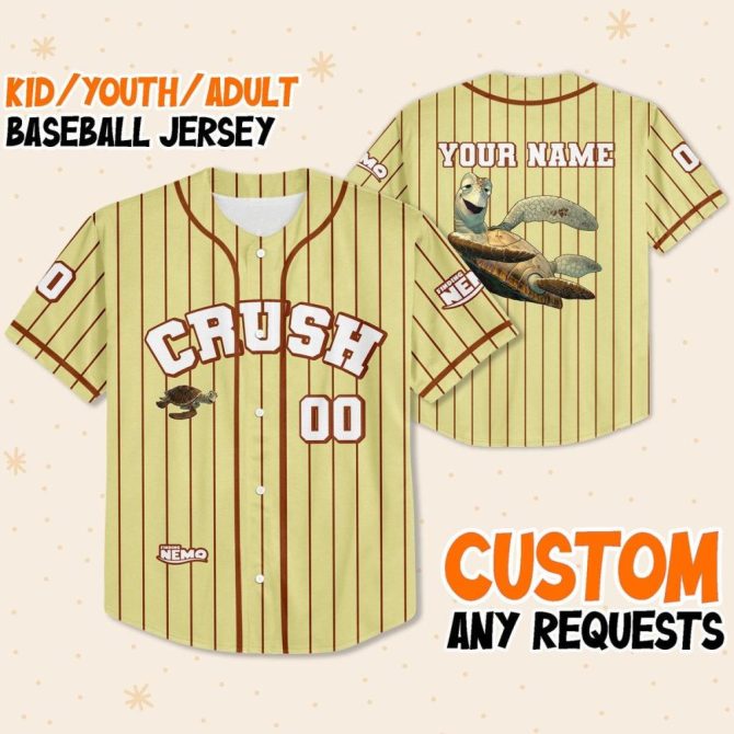 Customizable Kid/Youth/Adult Baseball Jersey - Add Your Name & Number - Perfect For Sports Fans!