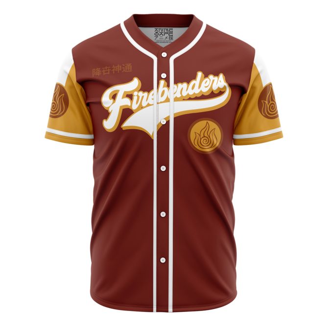 Custom Firebenders Baseball Jersey - Personalized Team Sportswear With Name & Number - Image 2