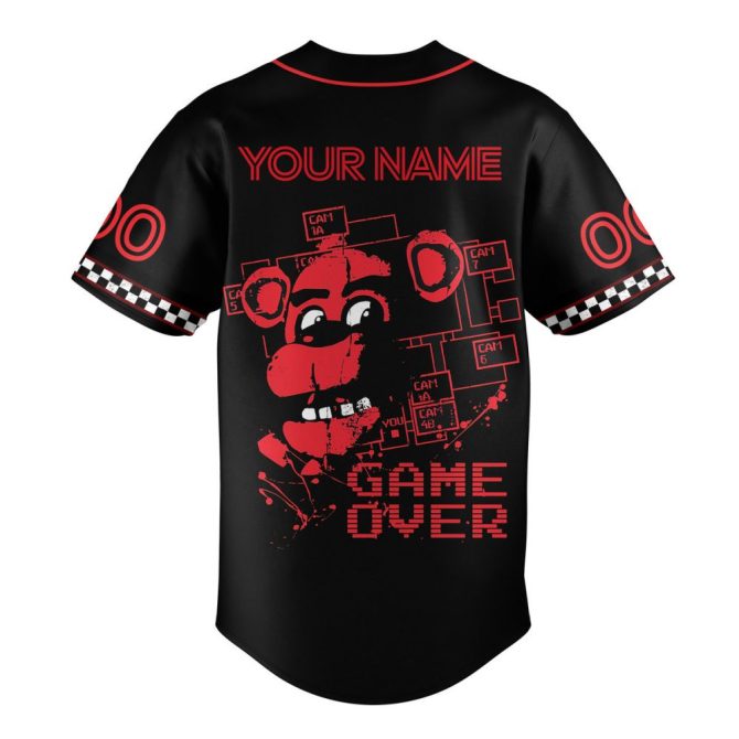 Customizable Horror Game Jersey - Personalize Name & Number - Unique Gamer Apparel - Image 3
