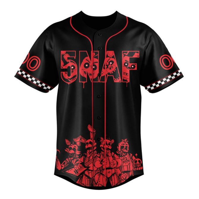 Customizable Horror Game Jersey - Personalize Name & Number - Unique Gamer Apparel - Image 2