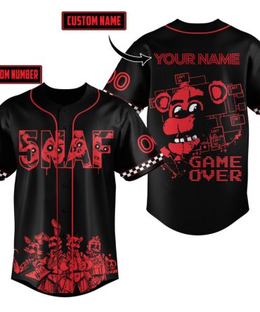 Customizable Horror Game Jersey - Personalize Name & Number - Unique Gamer Apparel