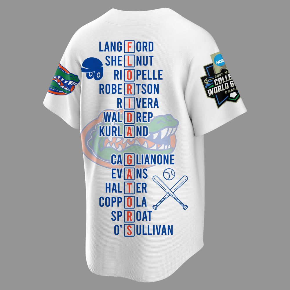2023 Florida Gators Baseball Champions Jersey - Celebrate Victory In Style! - Image 12