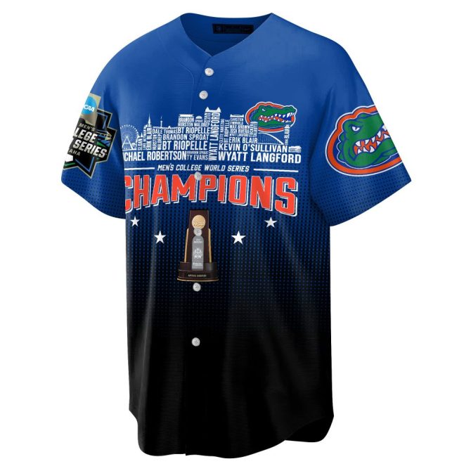 Florida Gators 2023 Baseball Jersey - Ncaa Champions Commemorative Gear - Image 9