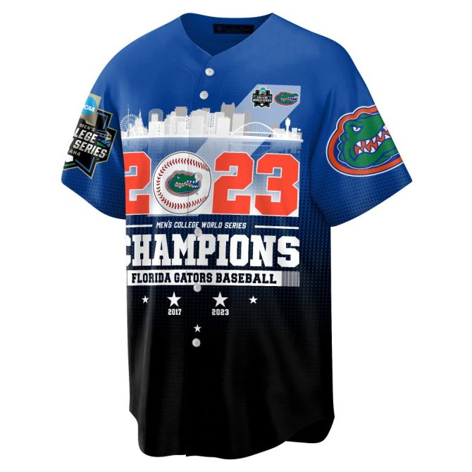 Florida Gators 2023 Champions Baseball Jersey – Celebrate Victory In Style! - Image 9