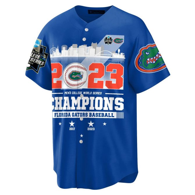 Florida Gators 2023 Champions Baseball Jersey – Celebrate Victory In Style! - Image 7