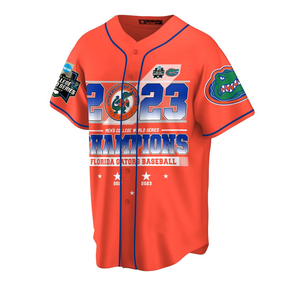 2023 Florida Gators Baseball Champions Jersey - Celebrate Victory In Style! - Image 5