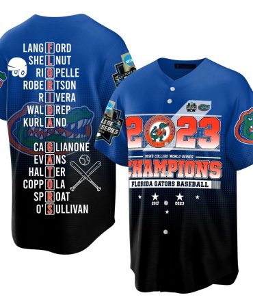 2023 Florida Gators Baseball Champions Jersey - Celebrate Victory In Style!