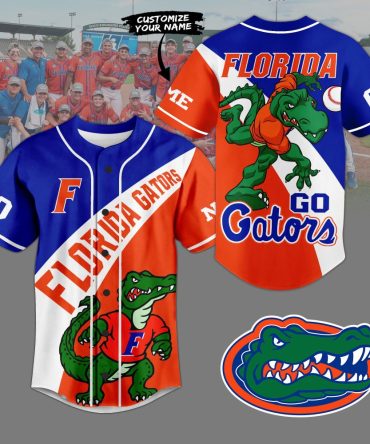 Customize Your Florida Gators Baseball Jersey - Vibrant Alligator Design, Perfect For Fans!