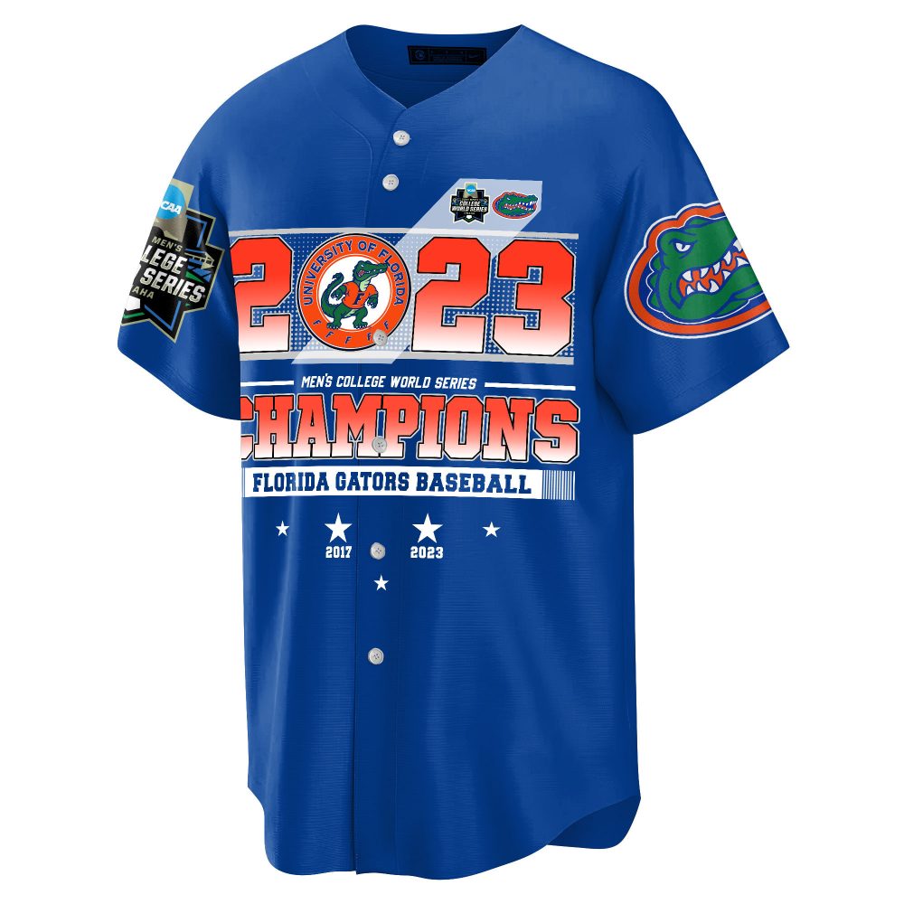 2023 Florida Gators Baseball Champions Jersey - Celebrate Victory In Style! - Image 7
