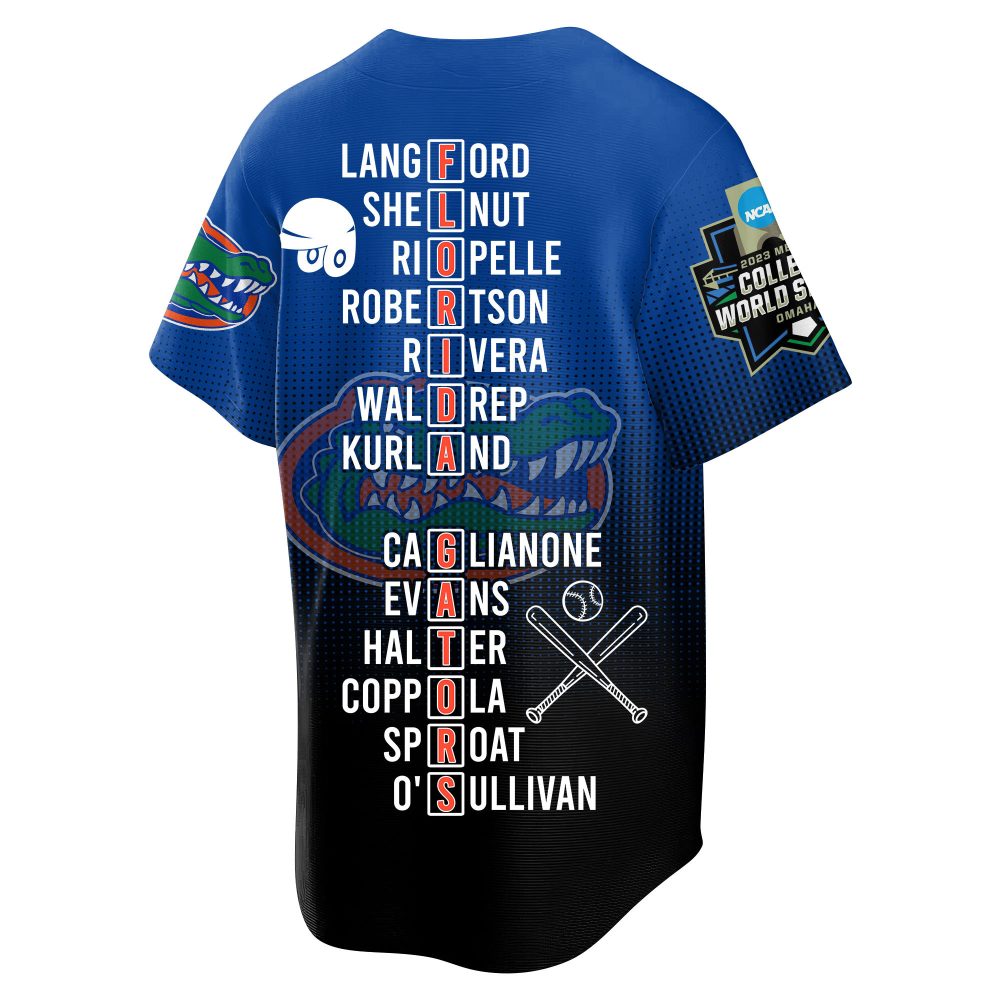 2023 Florida Gators Baseball Champions Jersey - Celebrate Victory In Style! - Image 10