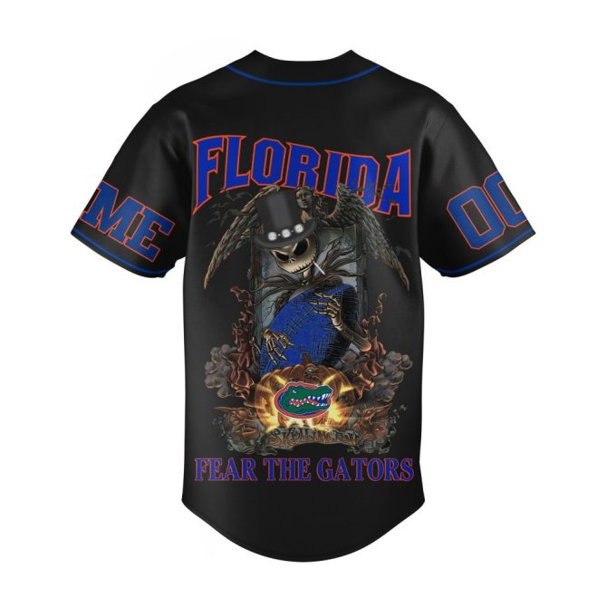 Customizable Fear The Gators Baseball Jersey – Add Your Name & Number! - Image 3