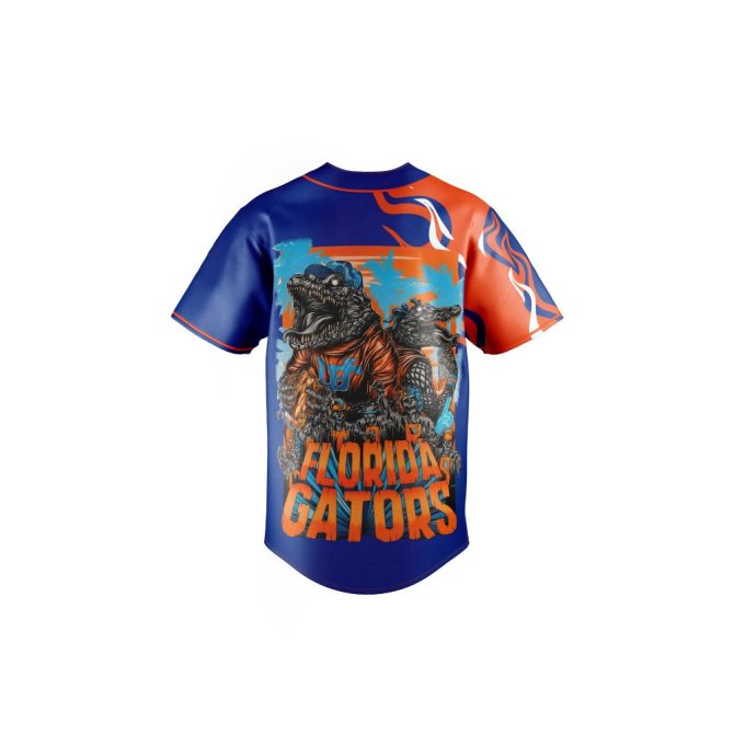 Florida Gators Fan Jersey - Vibrant Alligator Design Sports Shirt For Game Day - Image 3