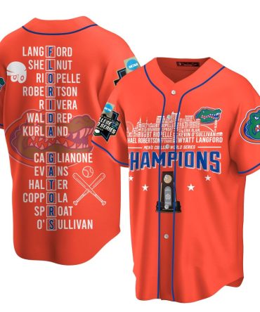 Florida Gators 2023 Baseball Jersey - Ncaa Champions Commemorative Gear