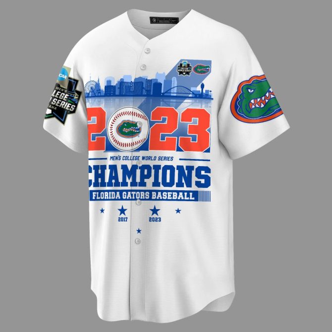 Florida Gators 2023 Champions Baseball Jersey – Celebrate Victory In Style! - Image 11