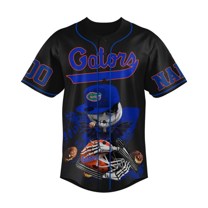 Customizable Fear The Gators Baseball Jersey – Add Your Name & Number! - Image 2