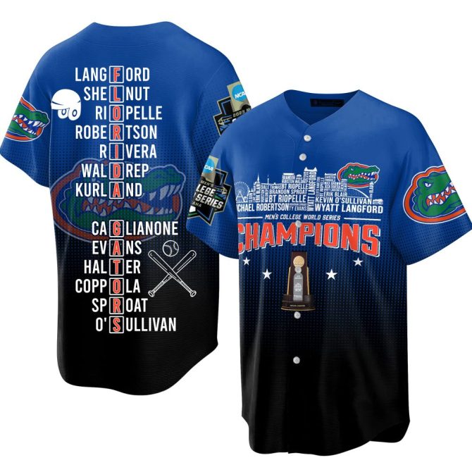Florida Gators 2023 Baseball Jersey - Ncaa Champions Commemorative Gear - Image 4