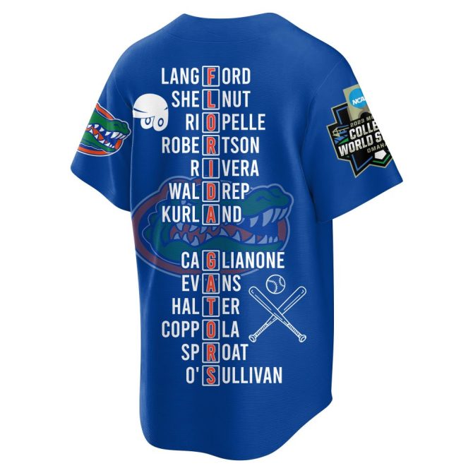 Florida Gators 2023 Champions Baseball Jersey – Celebrate Victory In Style! - Image 8