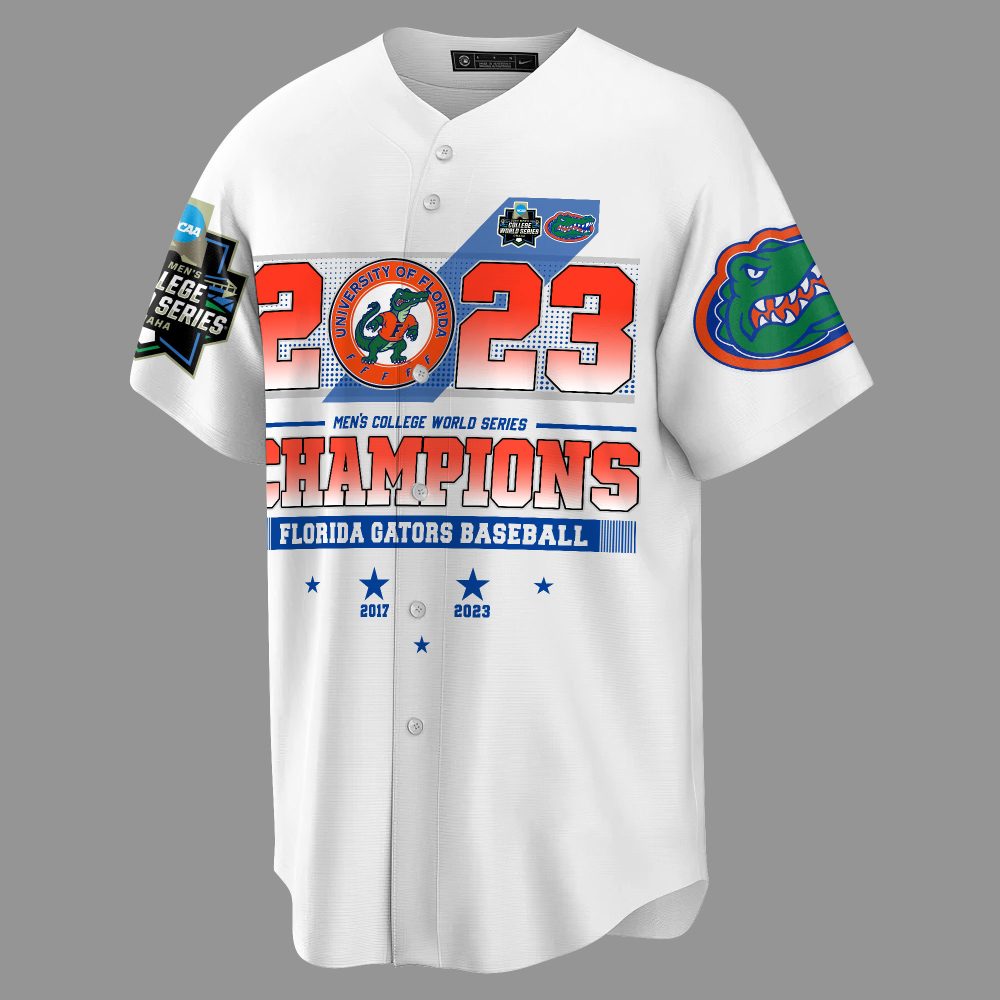 2023 Florida Gators Baseball Champions Jersey - Celebrate Victory In Style! - Image 11