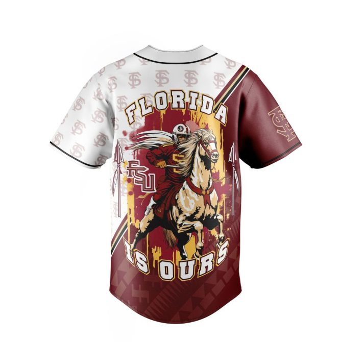 Limited Edition Florida Souvenir Baseball Jersey – Bold Design, Perfect Gift For Fans - Image 3