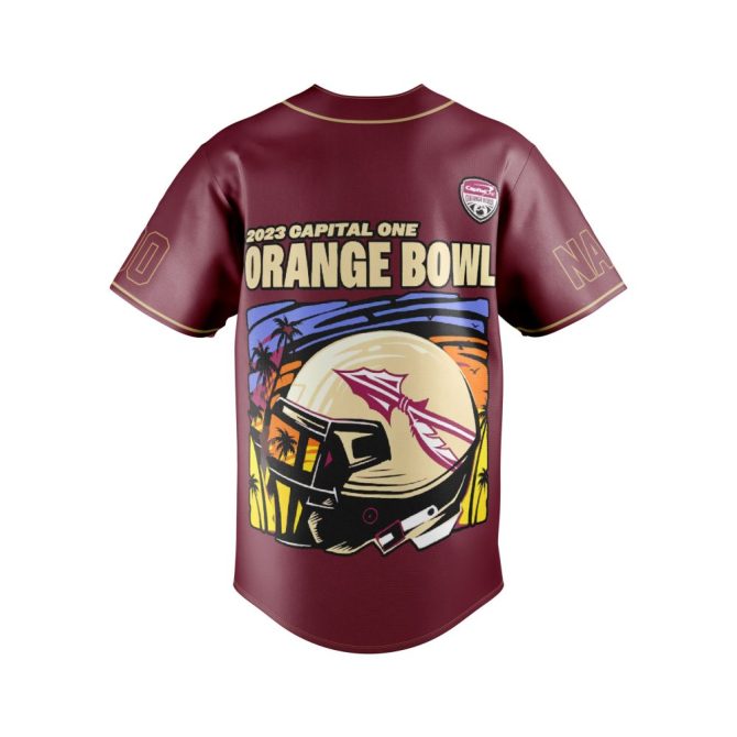 Customizable 2023 Orange Bowl Jersey - Add Your Name & Number - Perfect For Fans! - Image 3