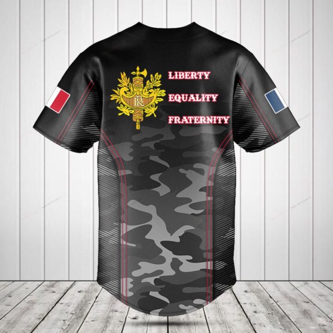 Custom Black Camo Baseball Jersey - Add Your Name For Personalized Style - Image 2