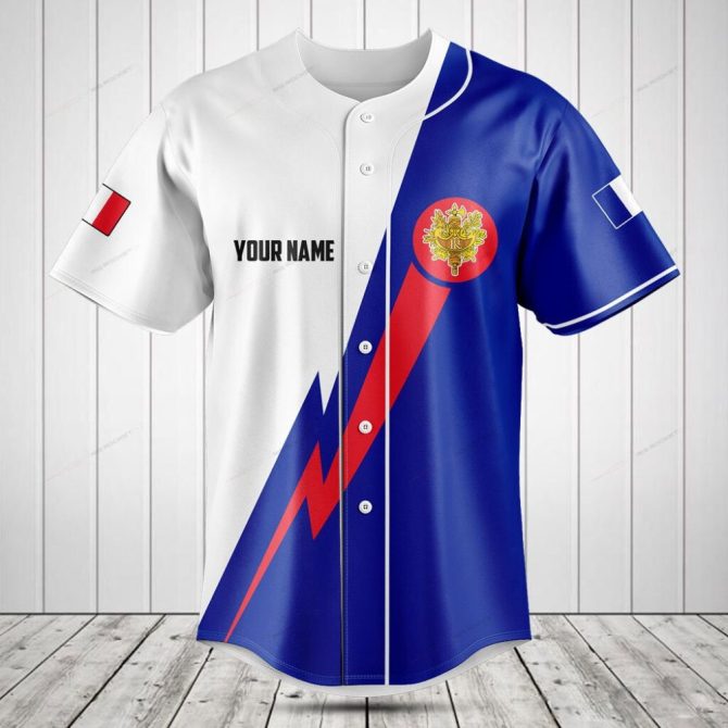 Customizable Split-Color Baseball Jersey – Personalize With Your Name & Logo – Perfect For Teams & Events!