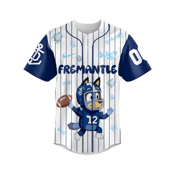 Custom Bluey Fremantle Jersey - Personalize With Your Number - Kids & Adults Sizes - Image 3