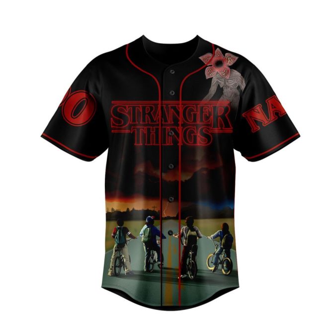Customize Your Own Stranger Things Baseball Jersey - Friends Don'T Lie Edition! - Image 3