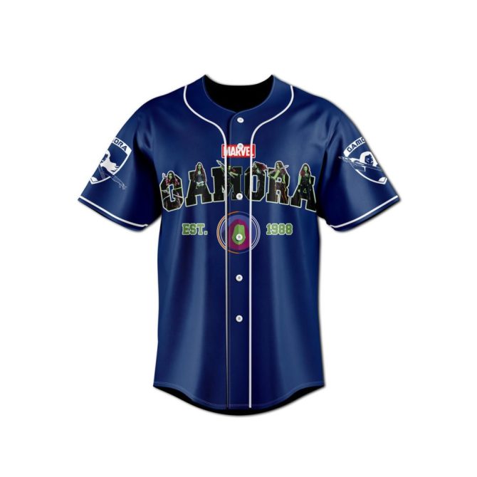 Custom Marvel Gamora Baseball Jersey - Add Name & Number - Unique Fan Gear! - Image 3