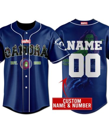 Custom Marvel Gamora Baseball Jersey - Add Name & Number - Unique Fan Gear!