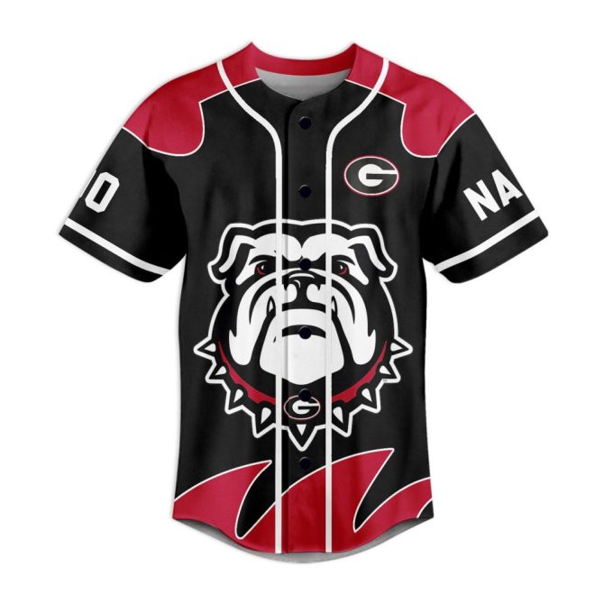 Custom Georgia Bulldogs Fan Jersey - Personalize With Your Name & Number - Image 2