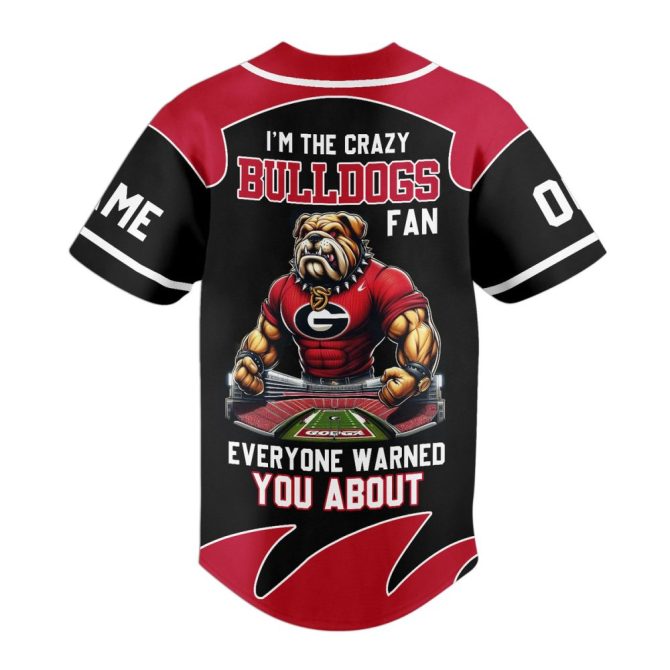 Custom Georgia Bulldogs Fan Jersey - Personalize With Your Name & Number - Image 3